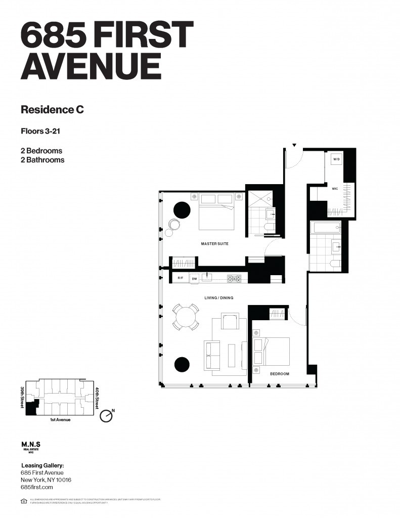 685 First Avenue 19-C Murray Hill New York NY 10016
